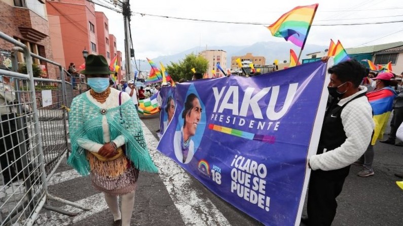 Las varias caras progresistas en campaña sucia contra el candidato indígena del Ecuador